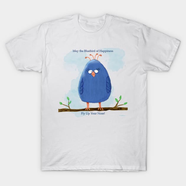 Bluebird of Happiness T-Shirt by ngiammarco